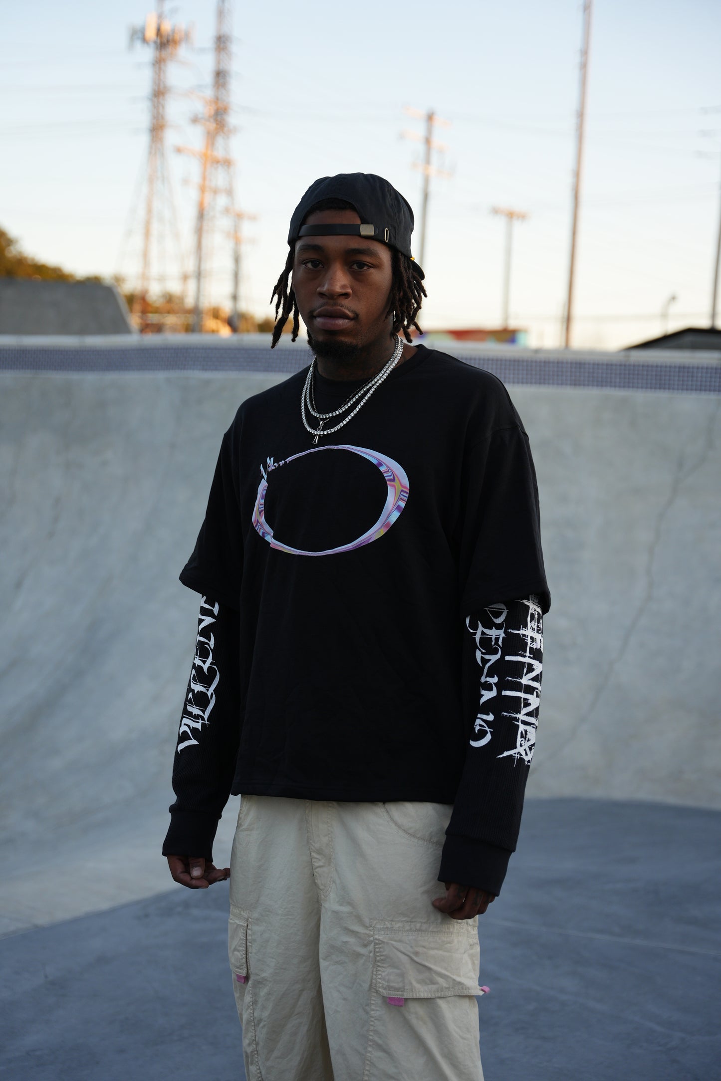 Thermal Tee (black on black)