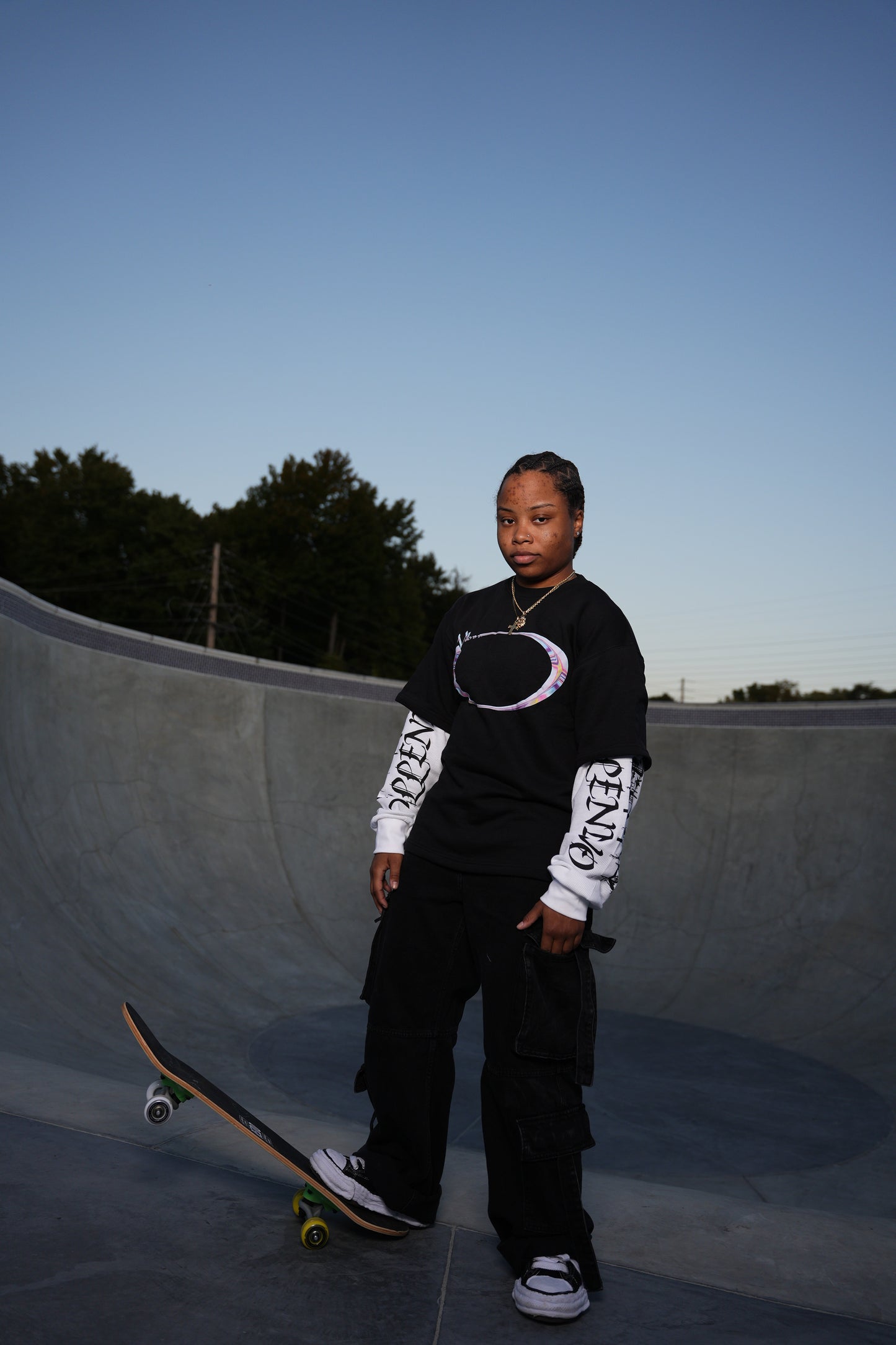 Thermal Tee (black and white)