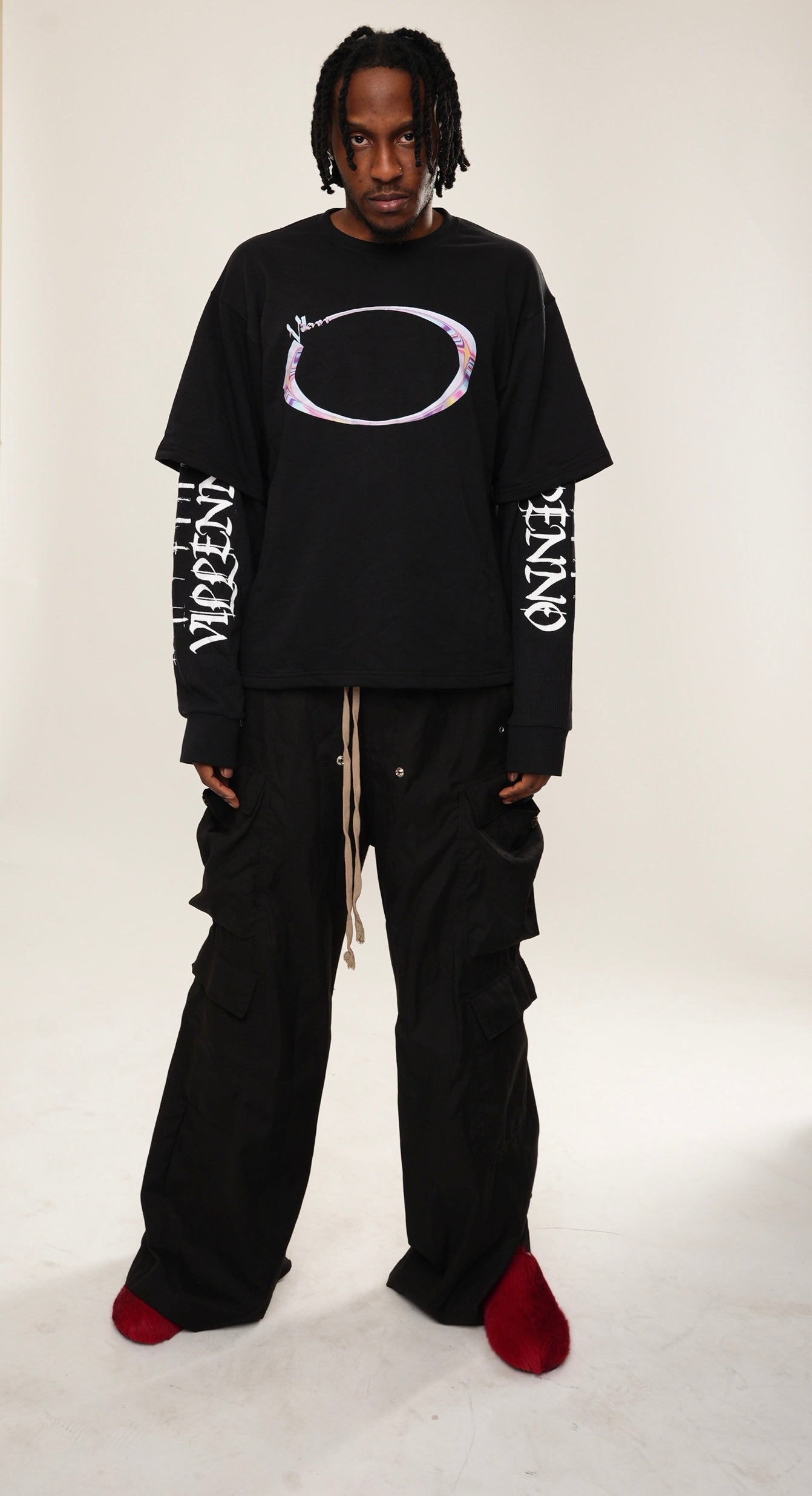 Thermal Tee (black on black)