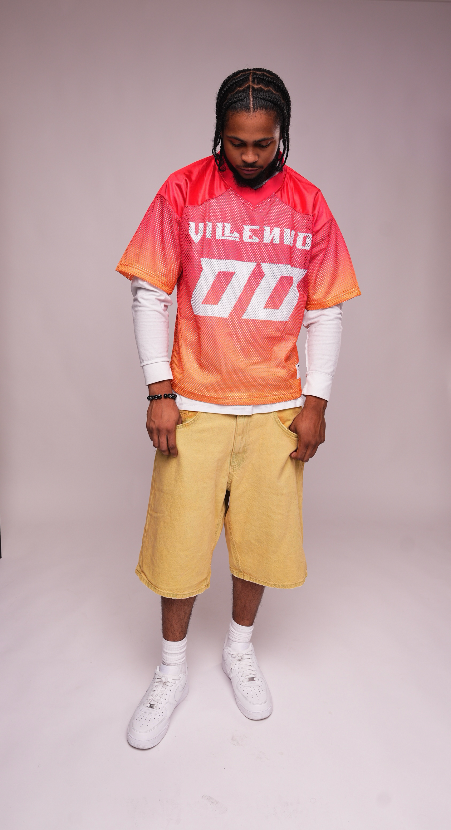 Ombré Jersey (Red)