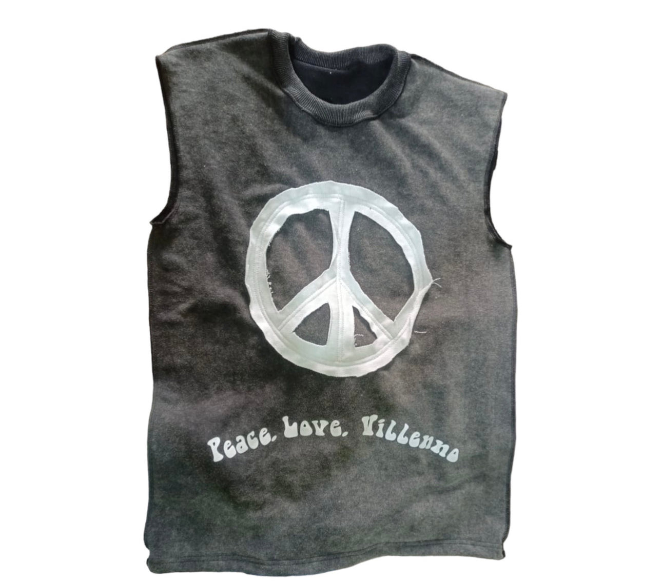 Peace, Love, Villenno Tank (Black)