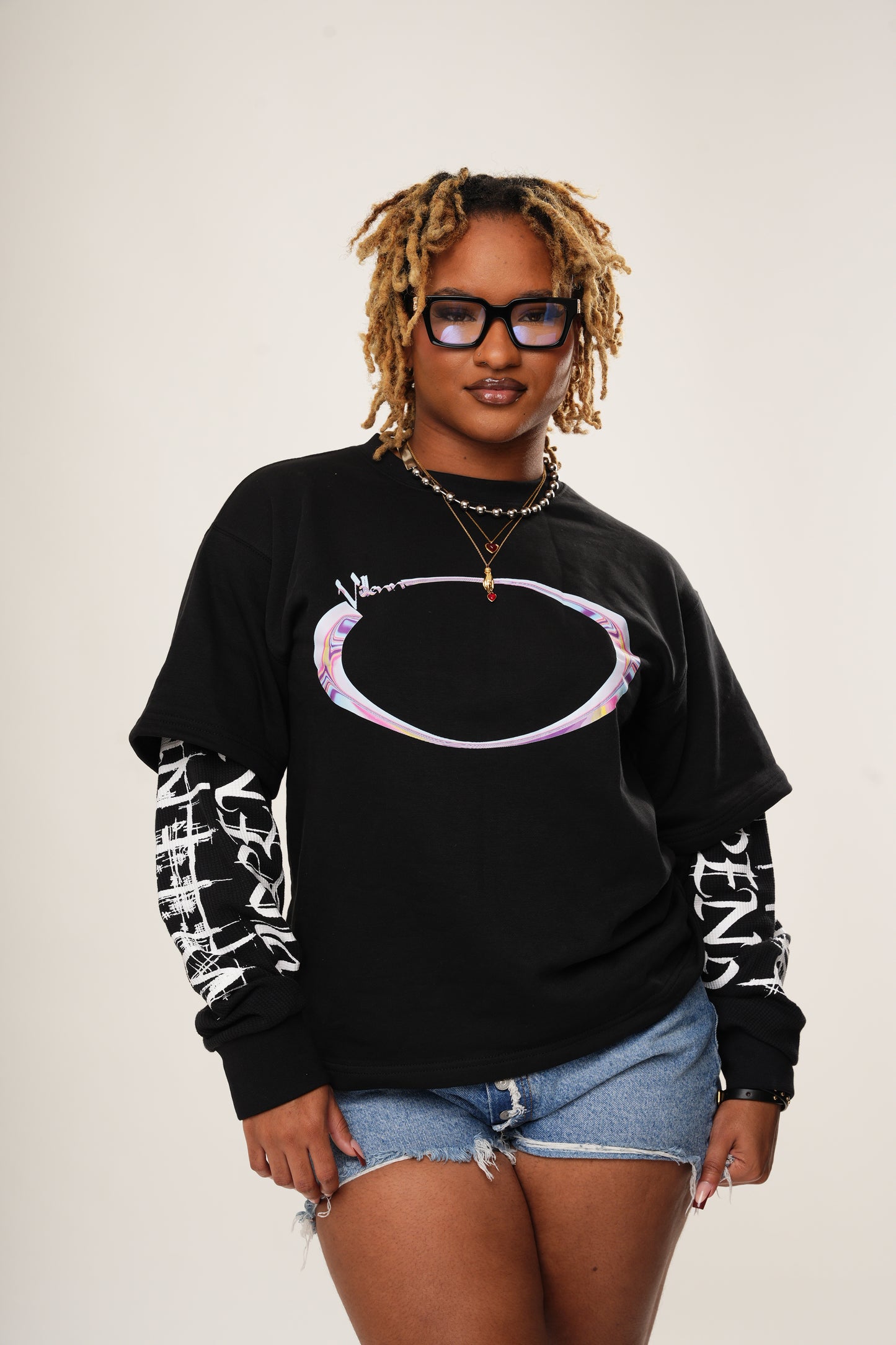 Thermal Tee (black on black)
